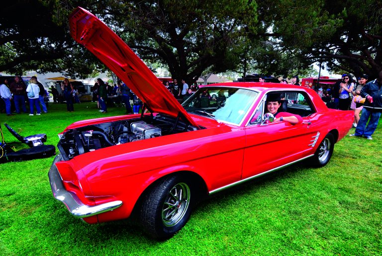 Classic Red Mustang