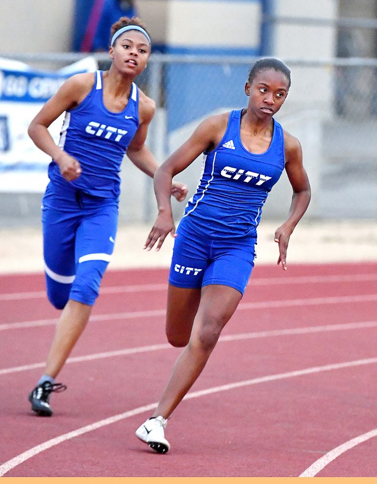 CC varsity girls dominate League track finals