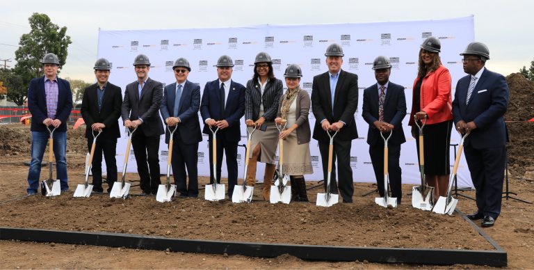 Officials break  ground on studio  expansion