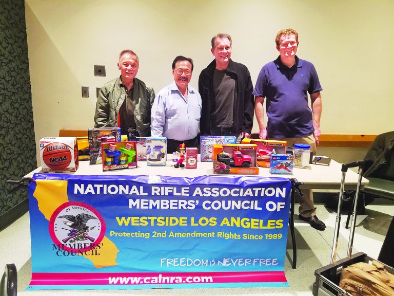 WLA NRA members Council collects  for local Toys  For Tots drive