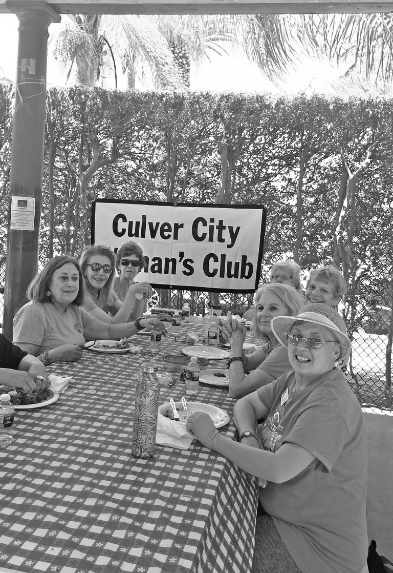 PICNIC TIME FOR CULVER  CITY WOMAN’S CLUB AT  CARLSON PARK ON MONDAY