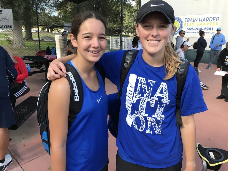 Historic girls’ tennis duo keeps it real