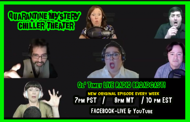 Quarantine mystery chiller theater presents Saturday night online episodes