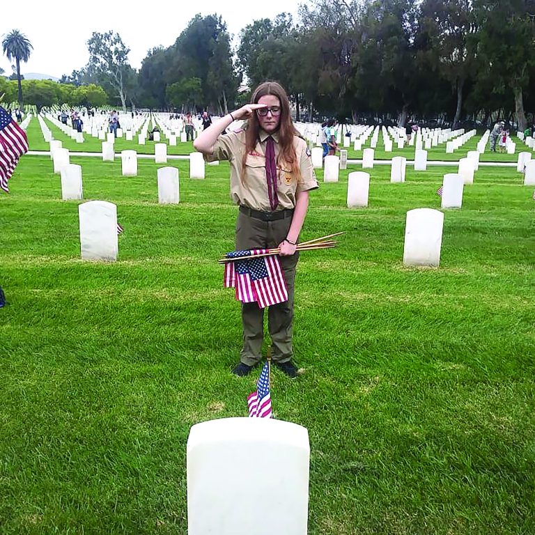 Local girl rises to Eagle in Scouts BSA Troop 15