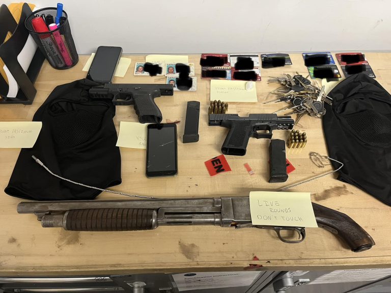 CCPD seize weapons from vehicle